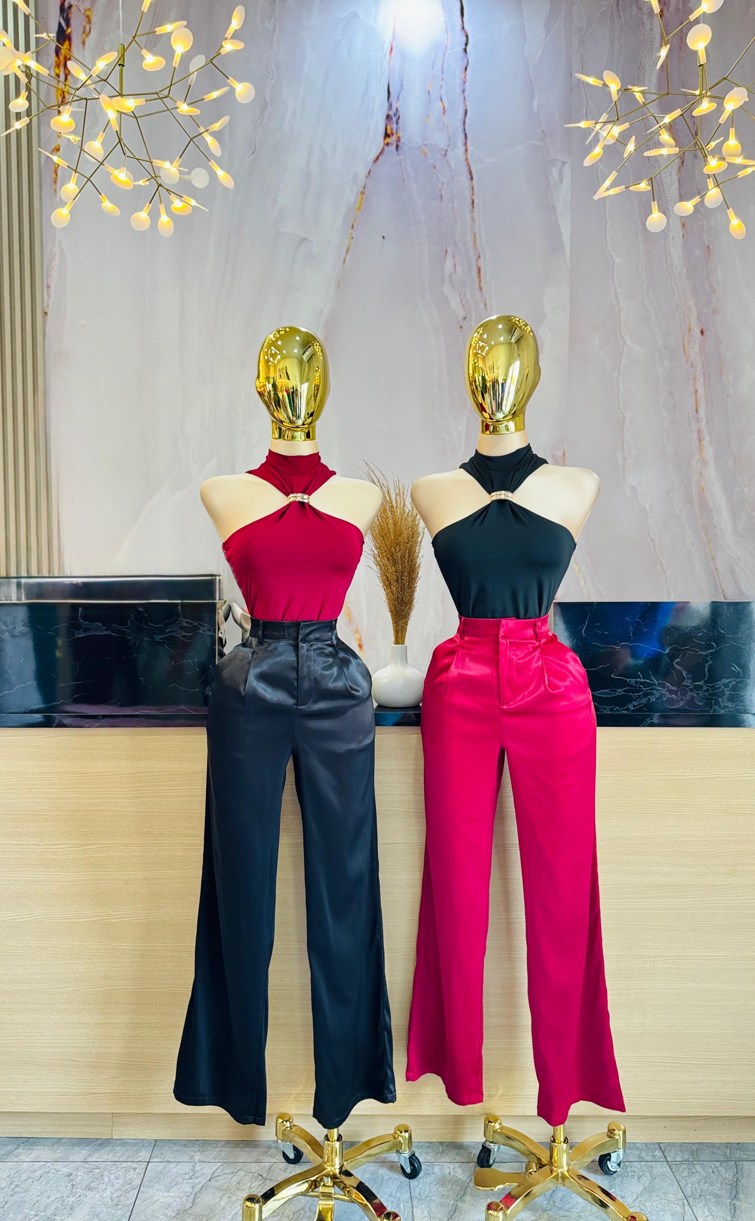 Pantalon satin petalo